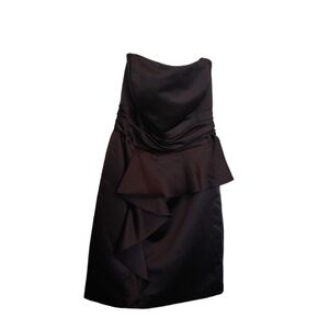 David's Bridal Black Cocktail Dress Size 4